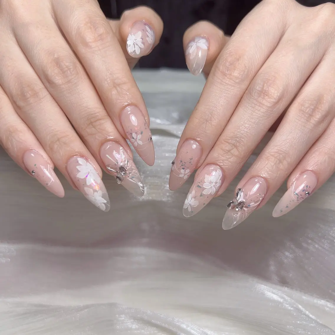 ネイル ハンドネイル ハンドケア 🎀Pink ピンク🎀のネイルデザイン
