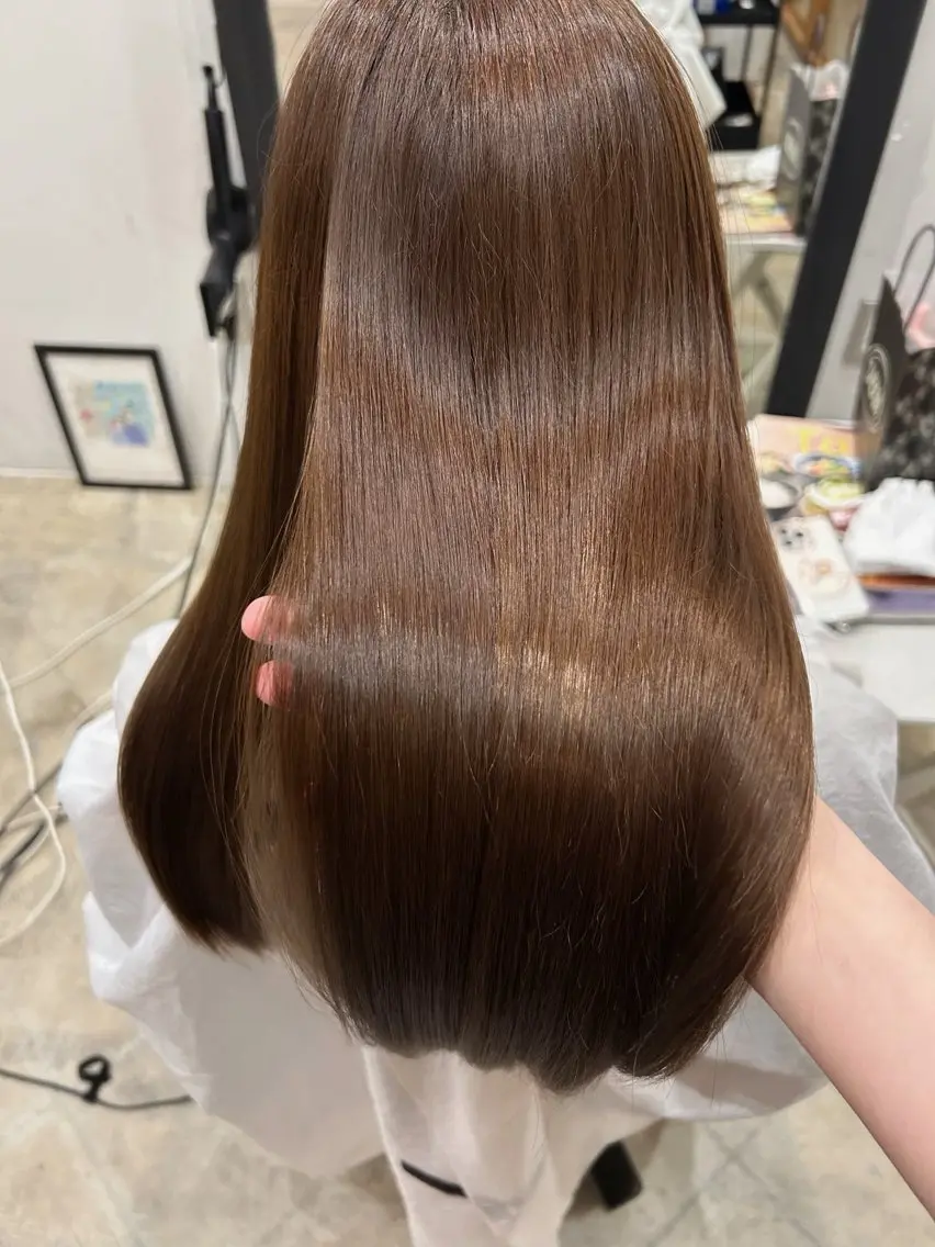 ロング 髪質改善 トリートメント カット トリートメント hale airiのヘアスタイル