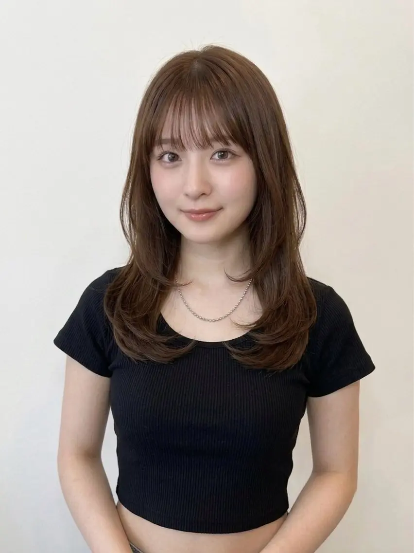 ロング レイヤーカット 政木 紳吾のヘアスタイル