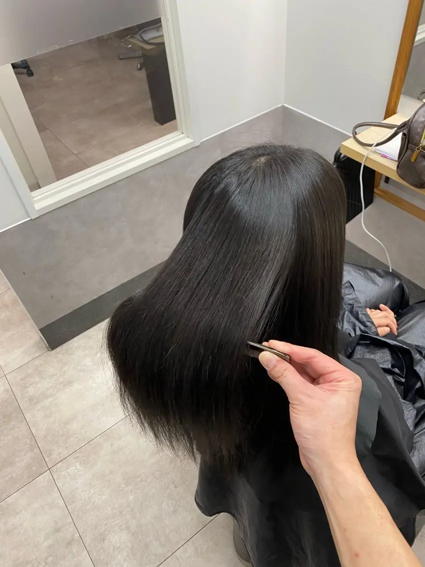 🤍くせ毛を極上の美髪に!美髪矯正+カット+3ステップトリートメント🤍の写真