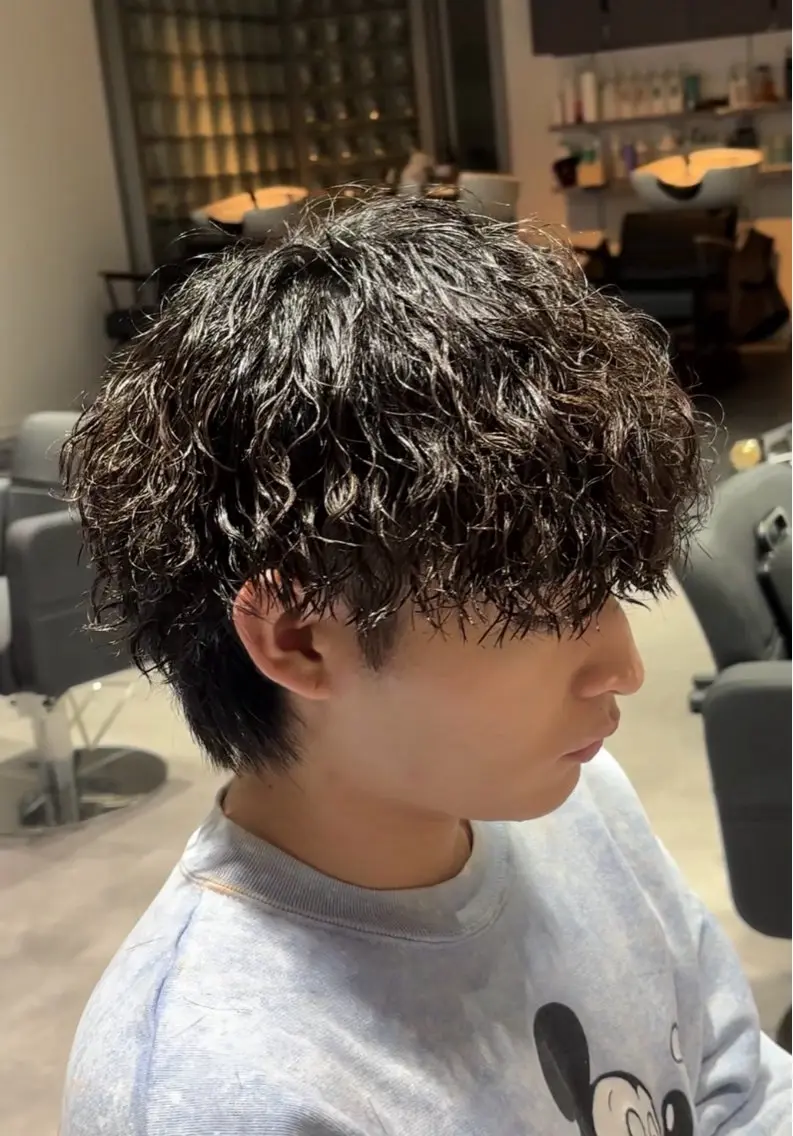 パーマ メンズ メンズパーマ カット パーマ メンズ特化 RENのヘアスタイル
