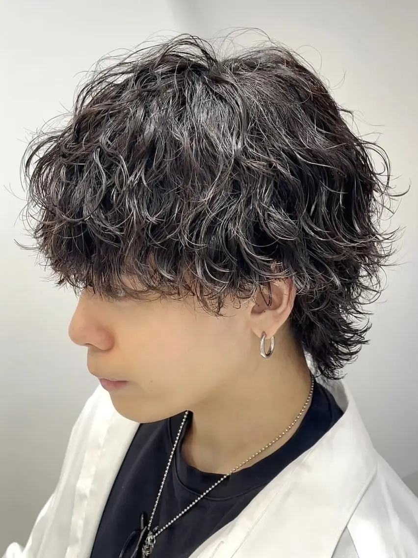 パーマ メンズ カット パーマ fifth 清水睦月のヘアスタイル
