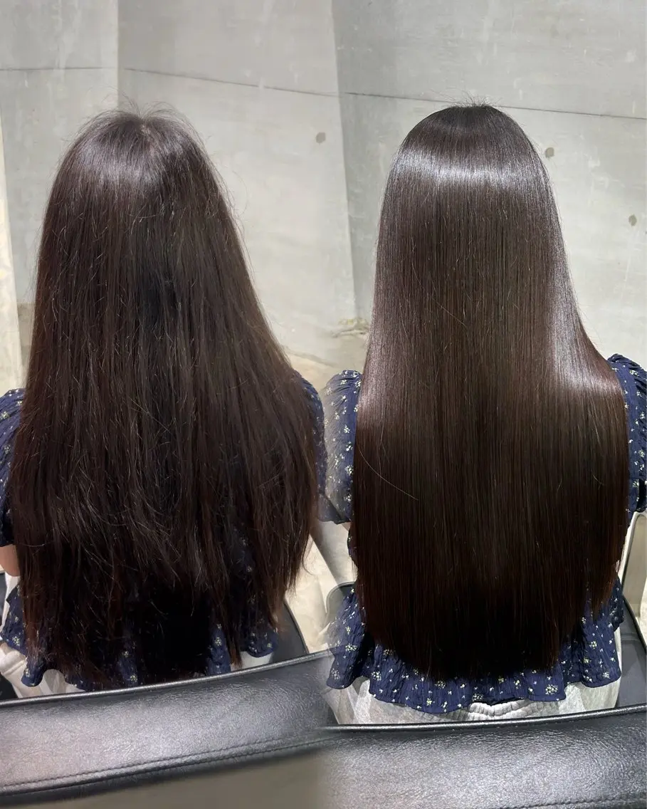 ロング トリートメント 透明感カラー🍯 髪質改善🫧 野々愛のヘアスタイル