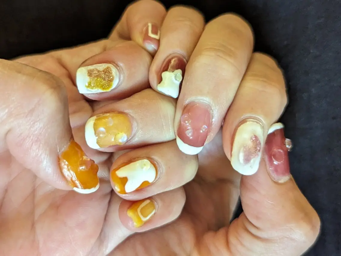 ネイル ぷっくりネイル ✨ameru✨ nailsalonのネイルデザイン