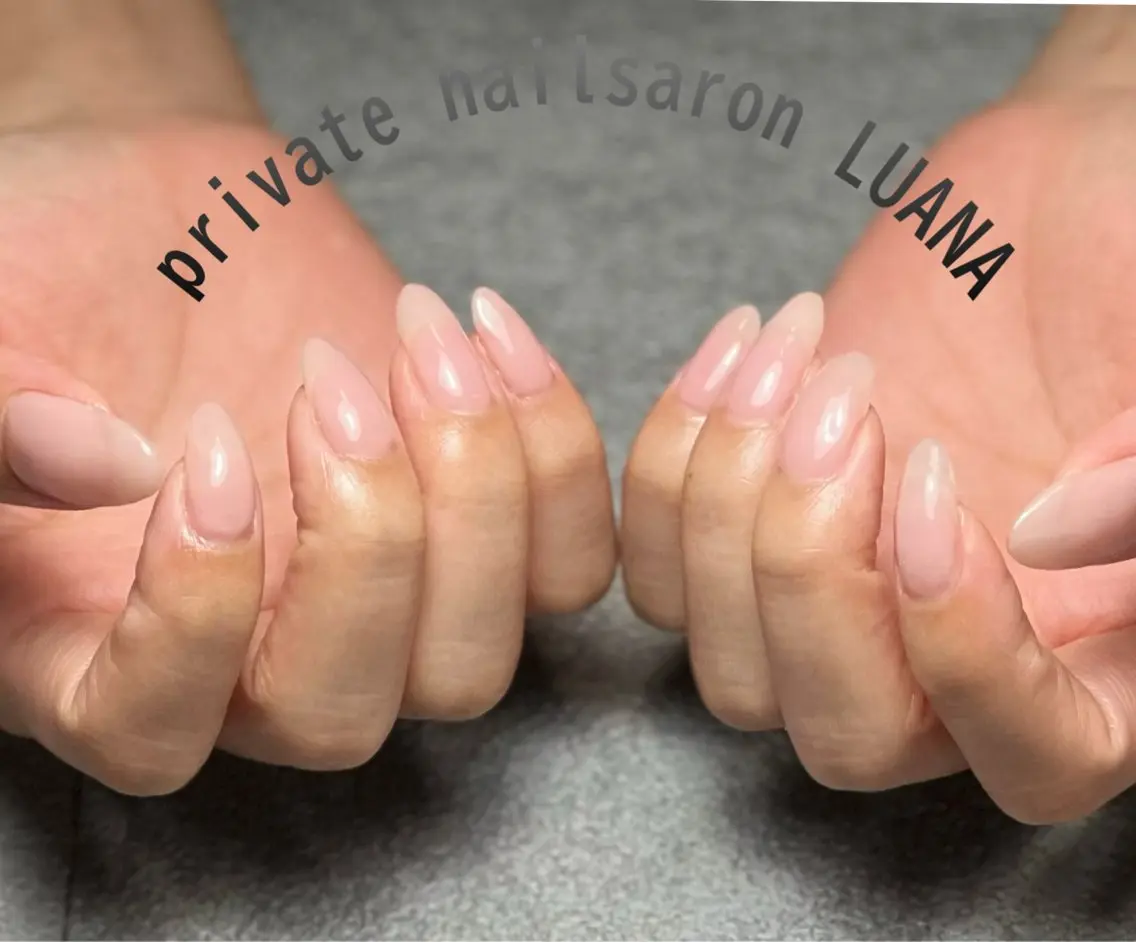 ネイル シンプルネイル ハンドネイル nail salon LUANAのネイルデザイン