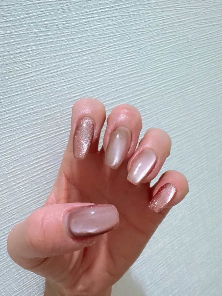 ネイル アートネイル フレンチネイル ジェルネイル ガラスフレンチ パラジェル Queeens nailのネイルデザイン