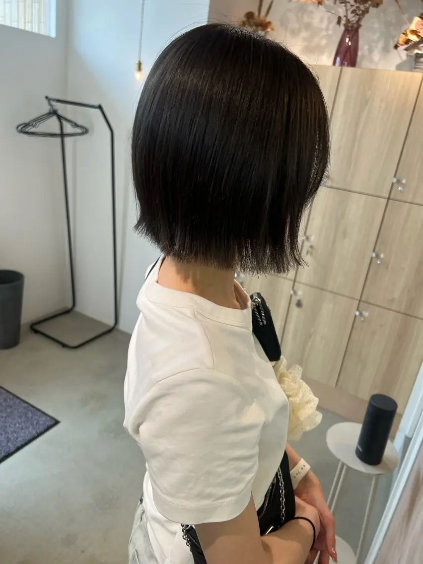 ショート ヘアカラー トリートメント vince. moekoのヘアスタイル