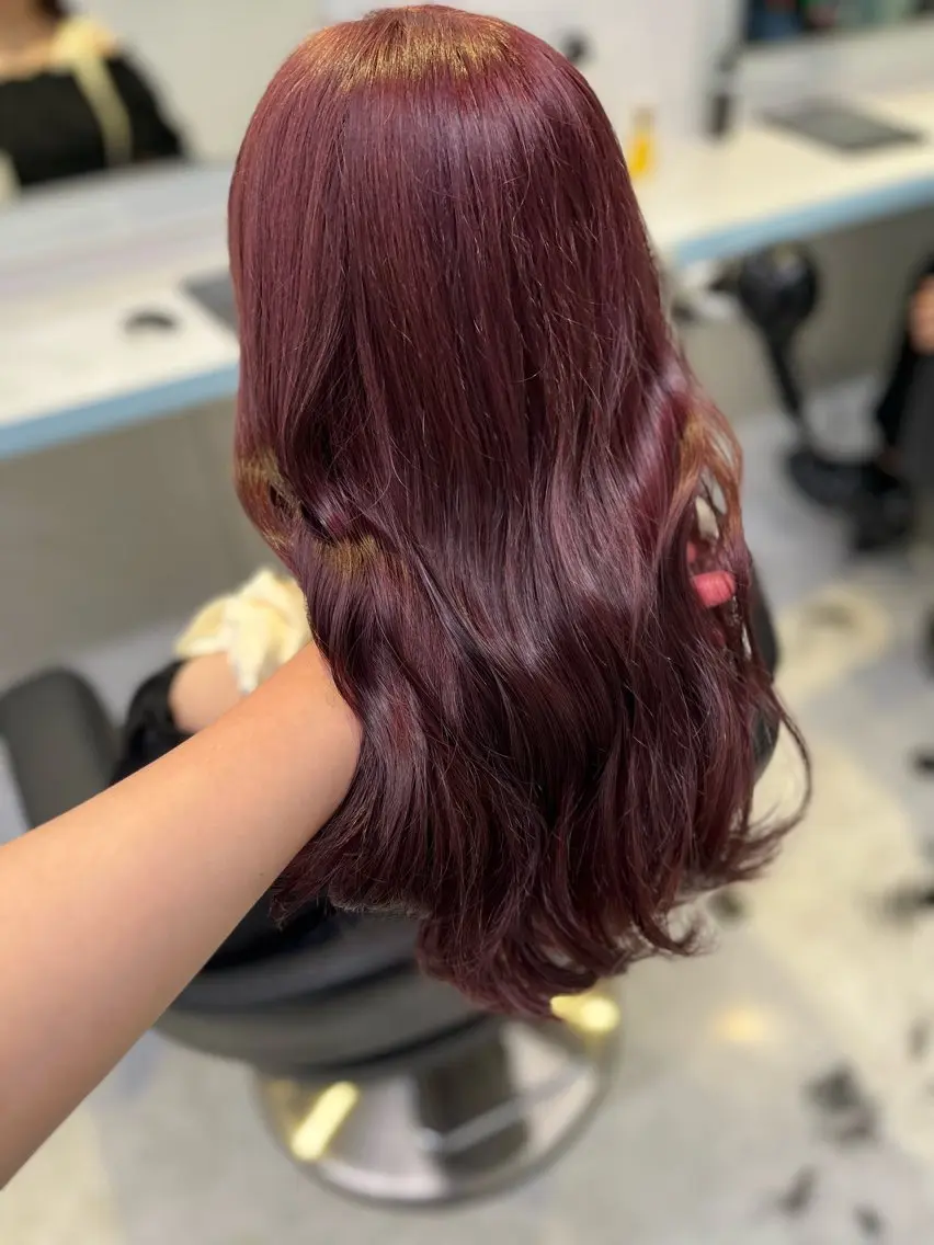 セミロング カラー ヘアアレンジ ヘアカラー トリートメント 愛されカラー🩷 はるなのヘアスタイル