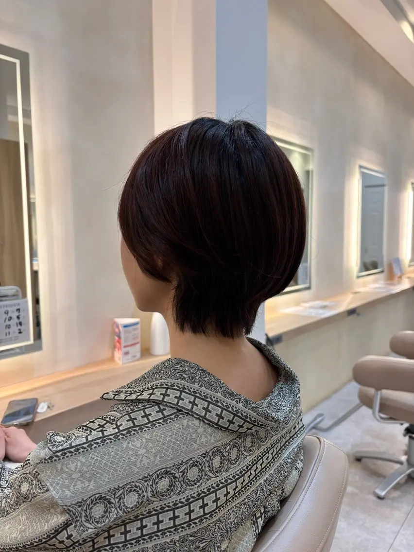 ショート 目黒・不動前 カットモデル/モモカのヘアスタイル