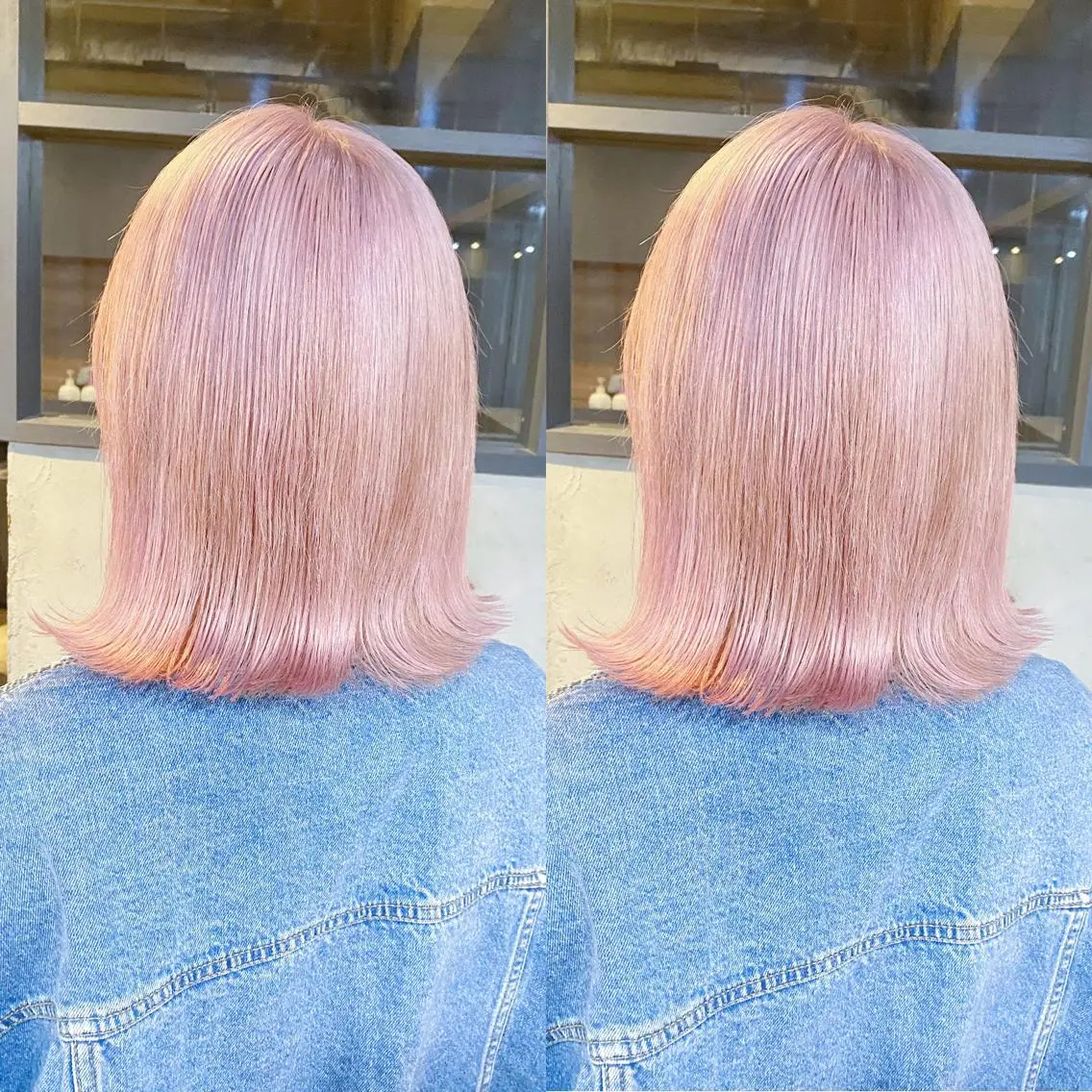 ミディアム カラー カット ヘアカラー トリートメント yoriダブルカラー 代表すがわらのヘアスタイル