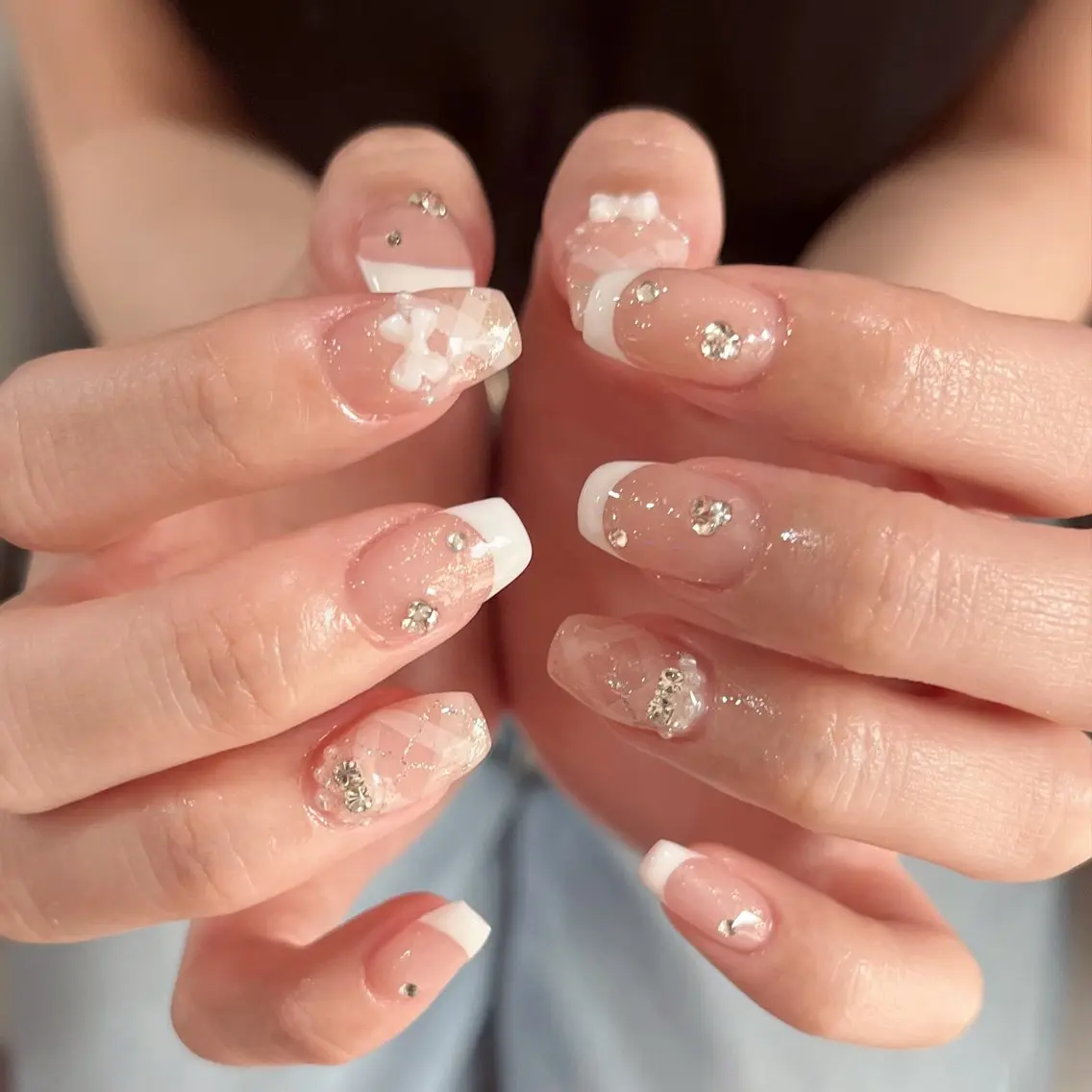 ネイル 韓国ネイル ワンホンネイル Kawaii _Nailのネイルデザイン