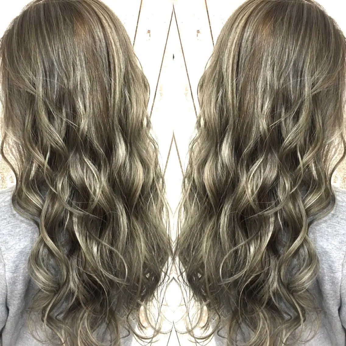 ロング カラー ハイライトカラー 3Dハイライト ハイライト ヘアカラー トリートメント 井上 一平のヘアスタイル