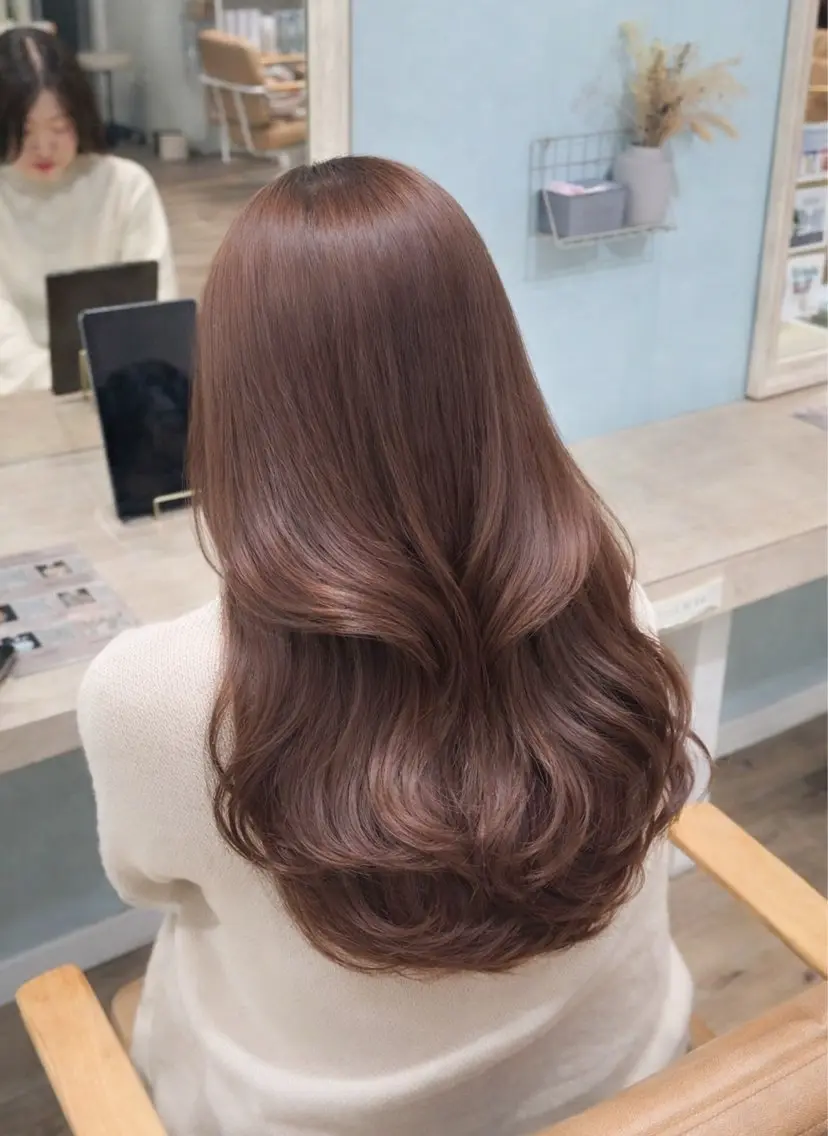 🎀1番人気🎀 カット×高保湿美容液カラー/1番人気✨ホームケア付き4stepトリートメント🫧の写真