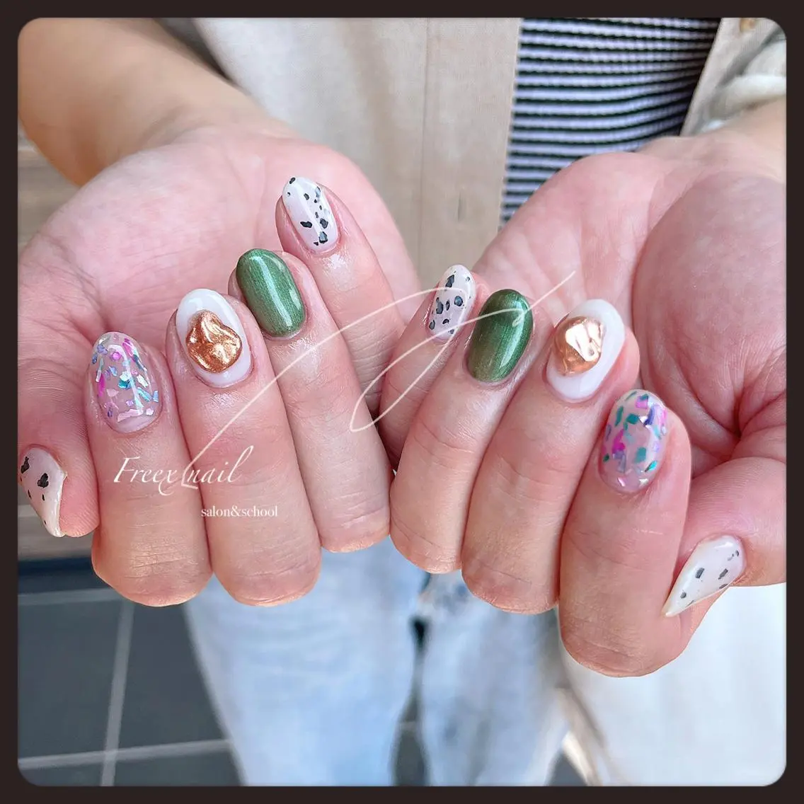 ネイル ニュアンスネイル ハンドネイル ハンドケア freex nail /ニュアンス/個性派のネイルデザイン