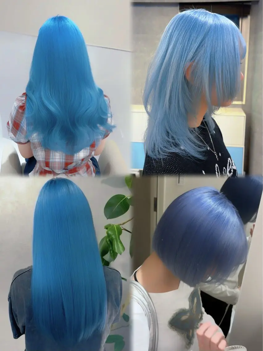 ダブルカラー(ブリーチ込み)】(ブリーチ１回➕カラー➕ケア剤4種全て➕トリートメントの写真