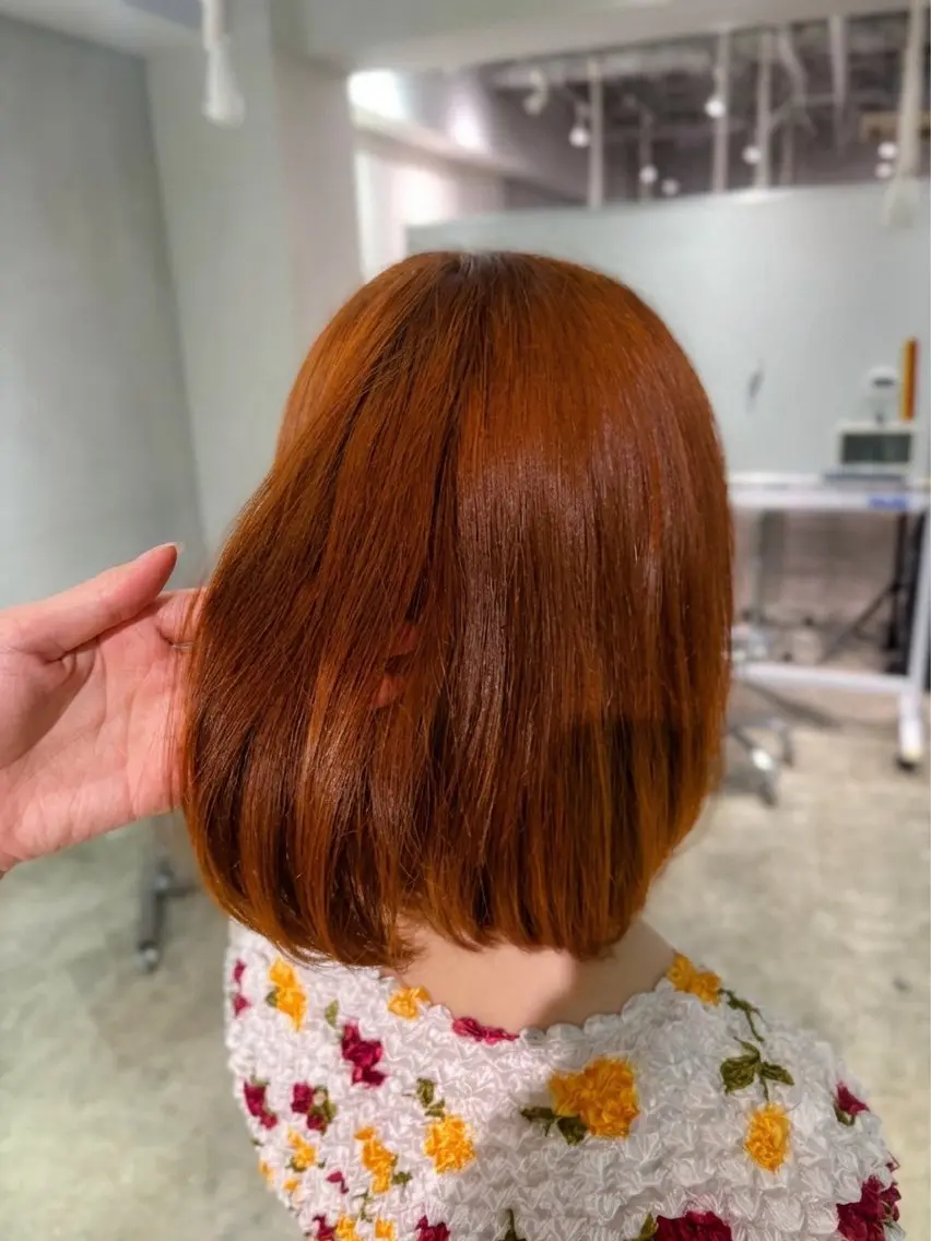 ミディアム ヘアカラー 橋本 紅芭のヘアスタイル