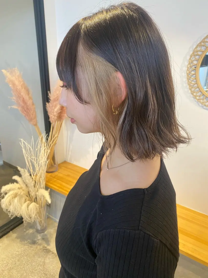 ショート カラー 🌼ハイライト透明感 🌼maiのヘアスタイル