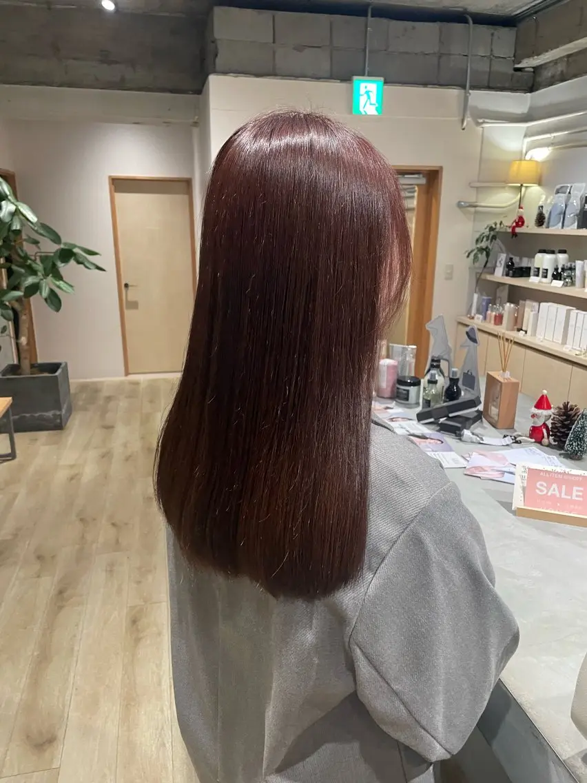 ロング カラー まとい  ︎︎のヘアスタイル