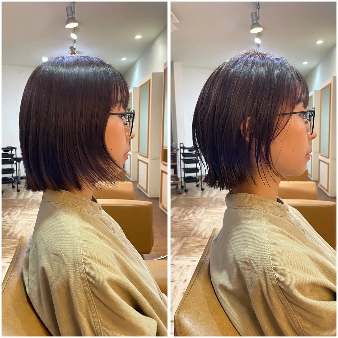 ショート 撮影モデル募集‼️ 大橋菜々美のヘアスタイル