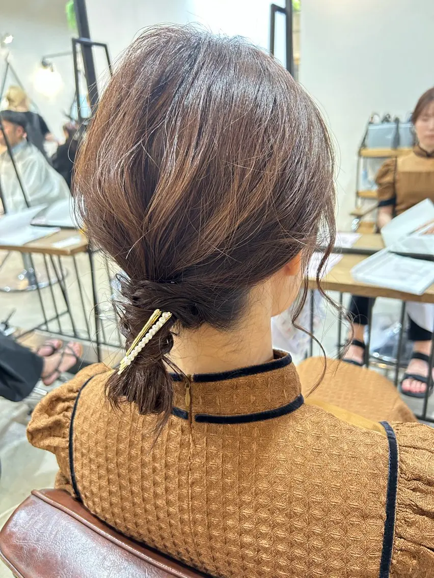 ヘアアレンジ ボブ ヘアセット 艶髪/髪質改善 yukaのヘアスタイル