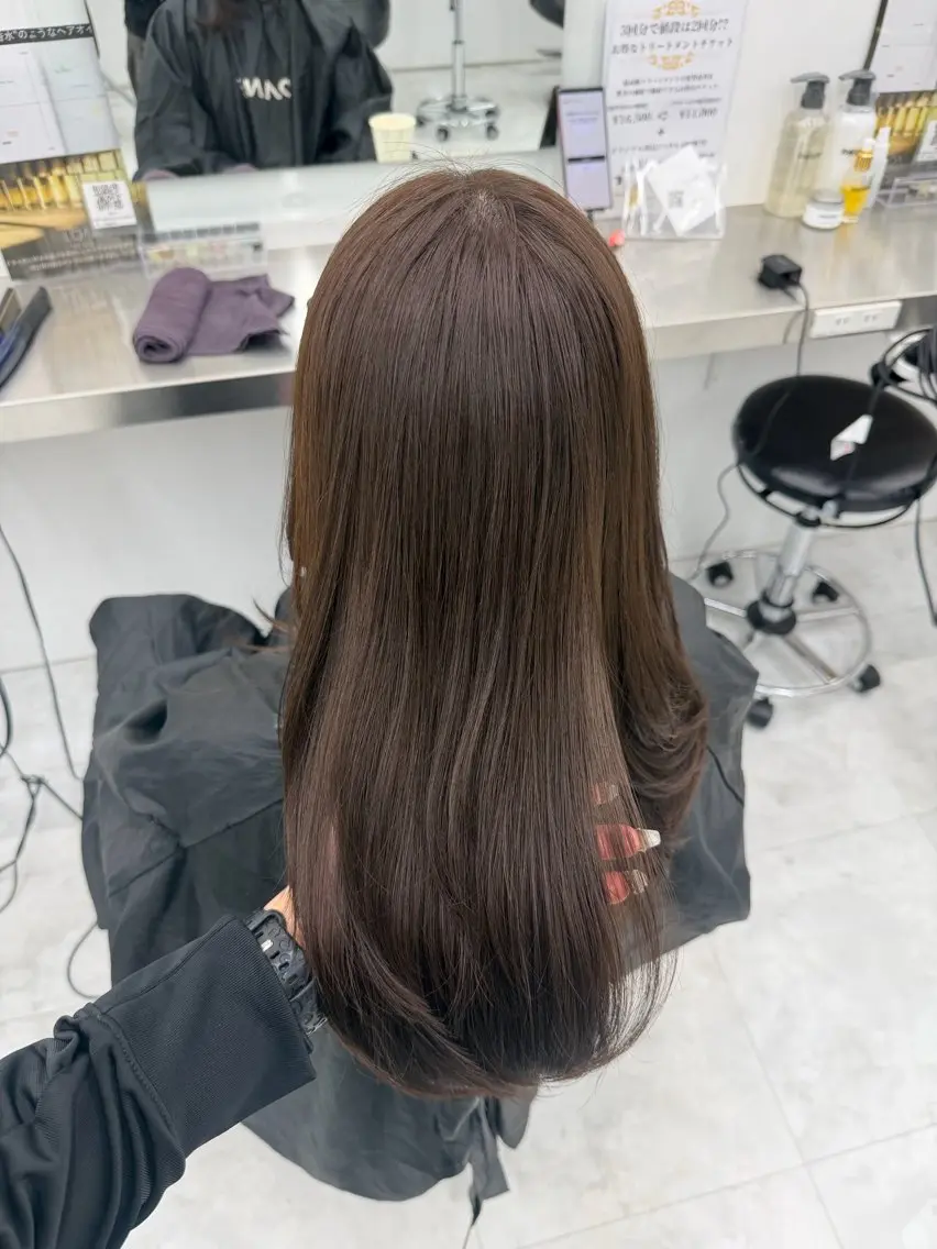 カラー カット ヘアカラー トリートメント 透明感カラー🎀艶髪 Anju/渋谷🎀のヘアスタイル