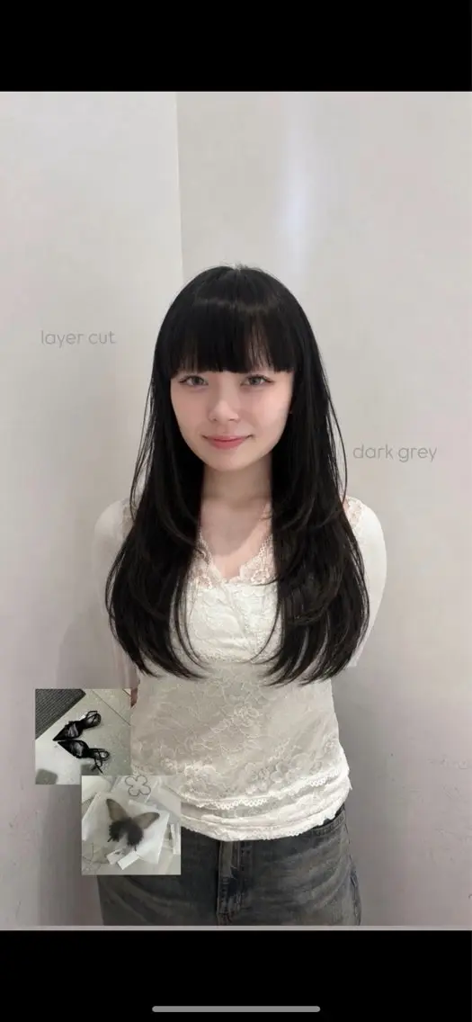 【レイヤーカット】cut＋color＋シルクトリートメントの写真