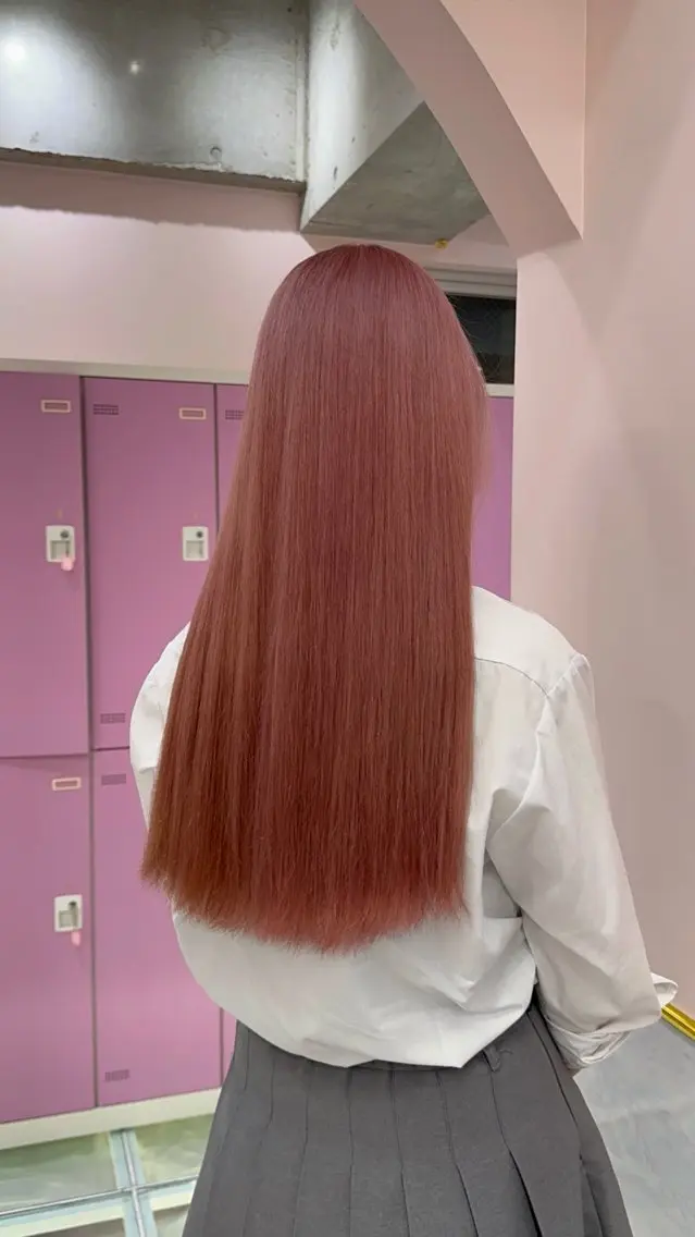 ロング カラー モテ艶🪄ベージュ カラー🧸RUKAのヘアスタイル