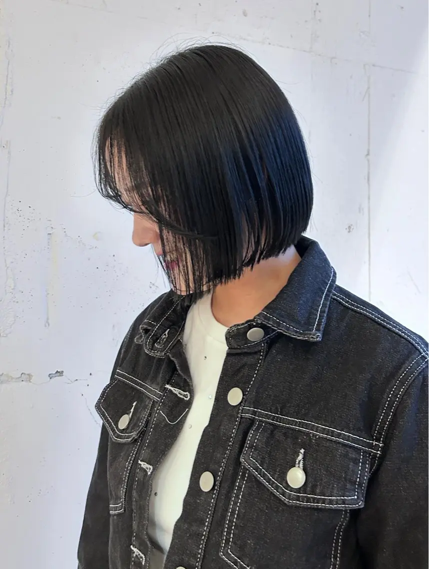 ショート 切りっぱなしボブ ボブ カット aika  ★ 無料ショート★のヘアスタイル