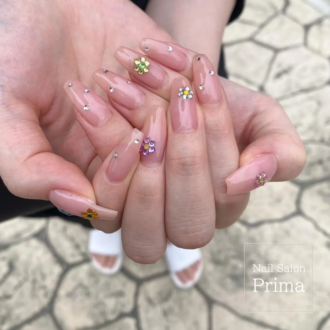セミロング ネイル SalonPrima 西院Nail&Eyeのネイルデザイン