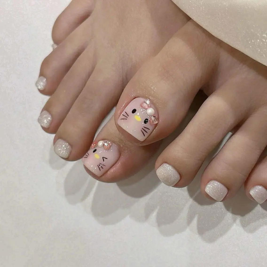 ネイル 長さ出し フレンチネイル グラデーション 卒業式 マグネットネイル Sora nail 長さ出し専門店のネイルデザイン