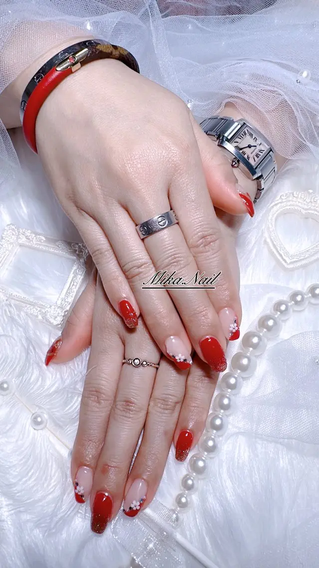 ネイル 持ち込み 冬ネイル Mika Nailのネイルデザイン