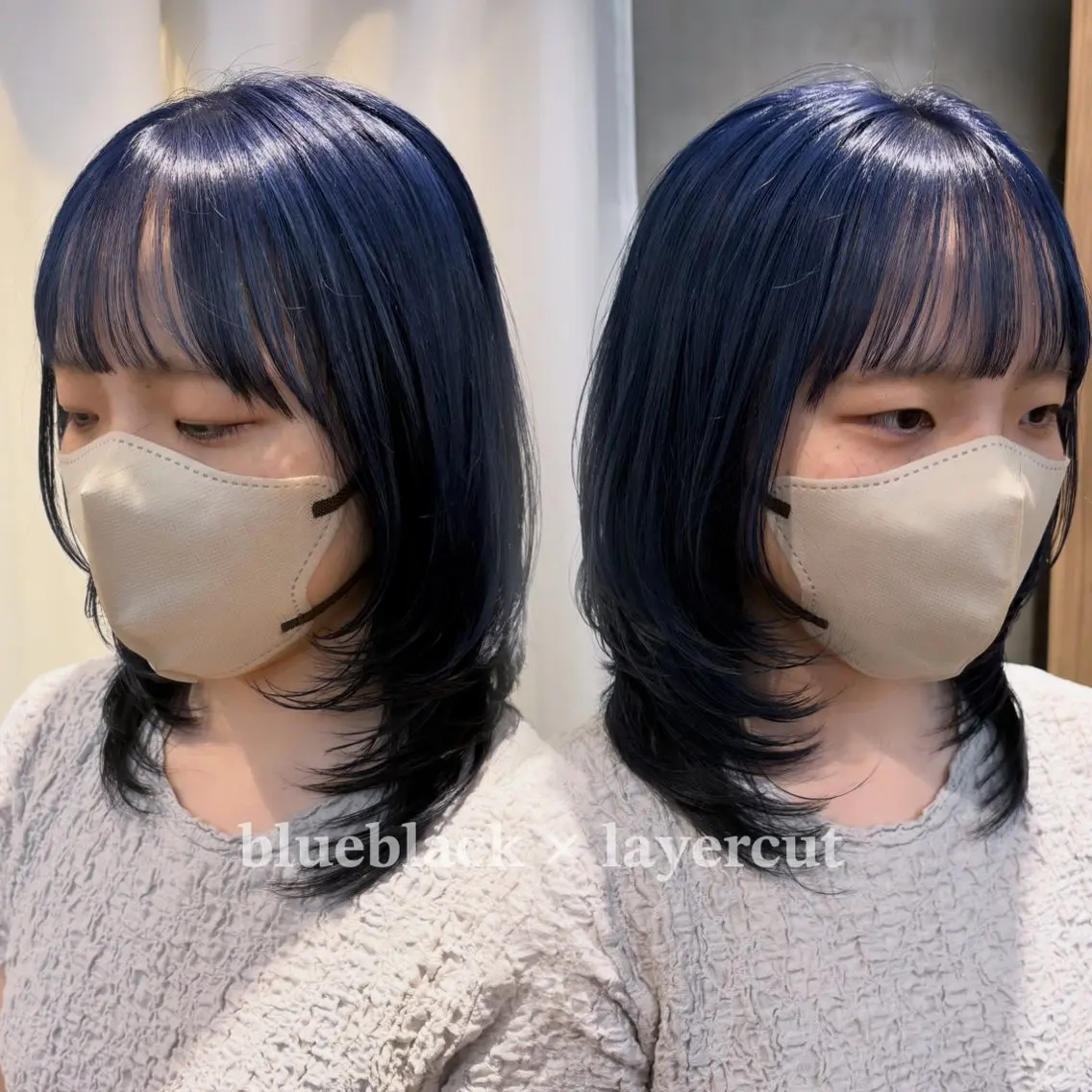 ミディアム カラー カット ヘアカラー トリートメント 🇰🇷韓国ヘア/ハ イトーン💞yui♡のヘアスタイル