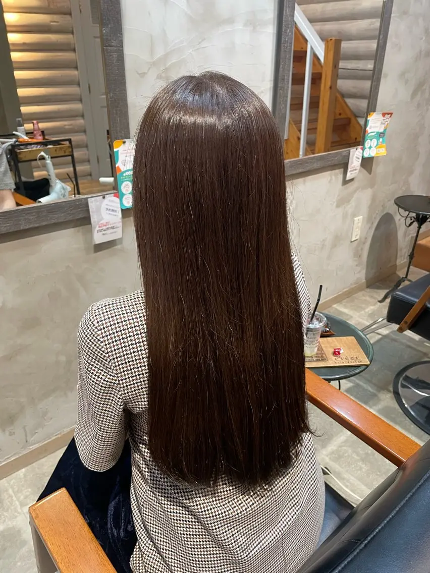 カラー ブラウンカラー オリーブブラウン ヘアカラー トリートメント 🐾及部 あんな/ お悩み解決🐾のヘアスタイル