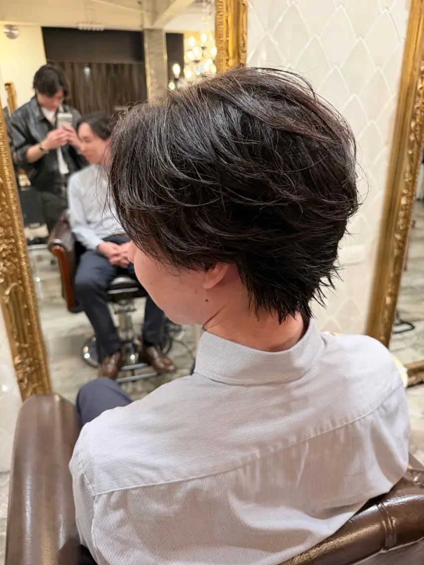 メンズ メンズパーマ カット 縮毛矯正 鈴木 将輝のヘアスタイル