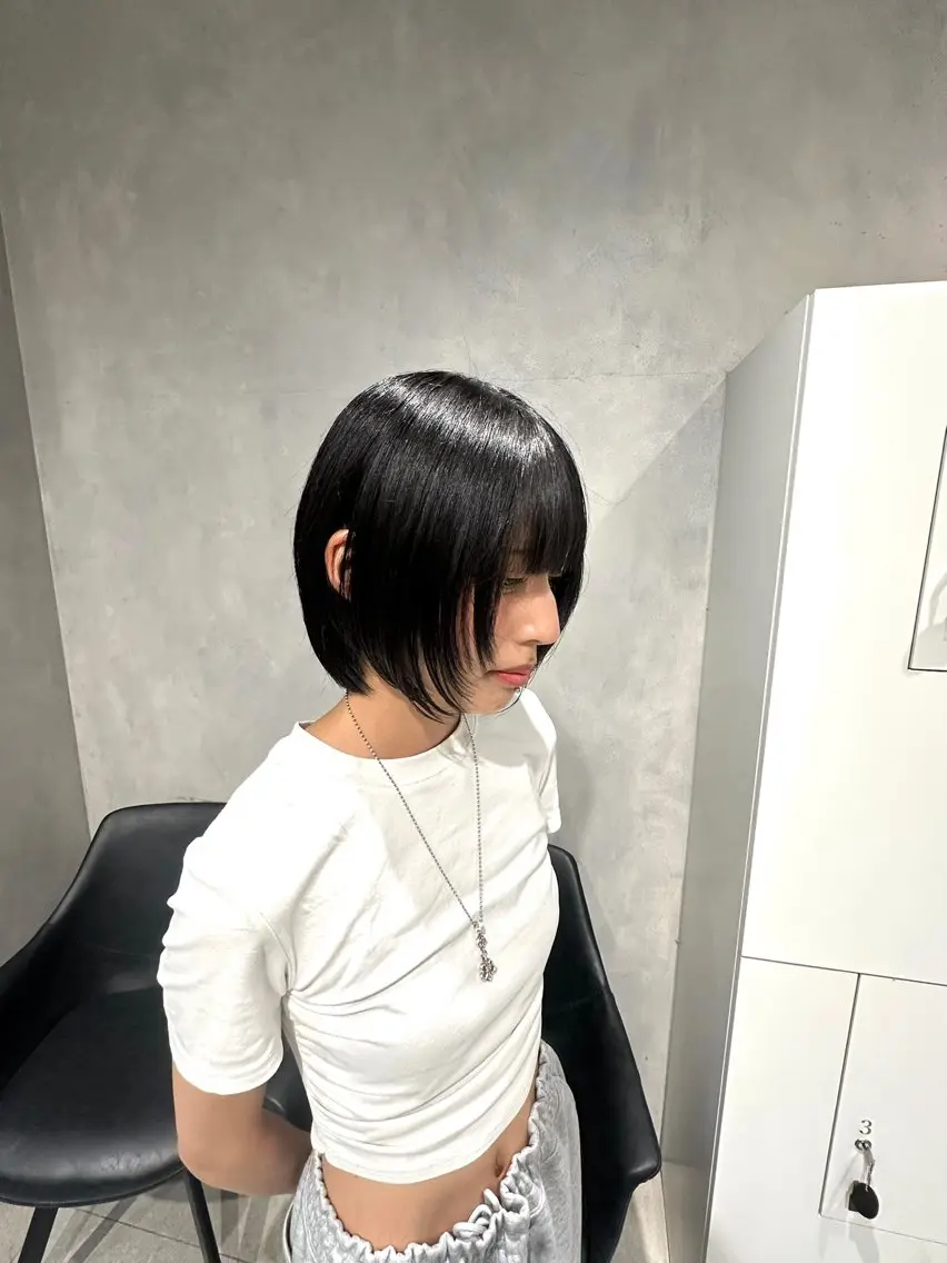 ショート カット 萩原 拓実のヘアスタイル