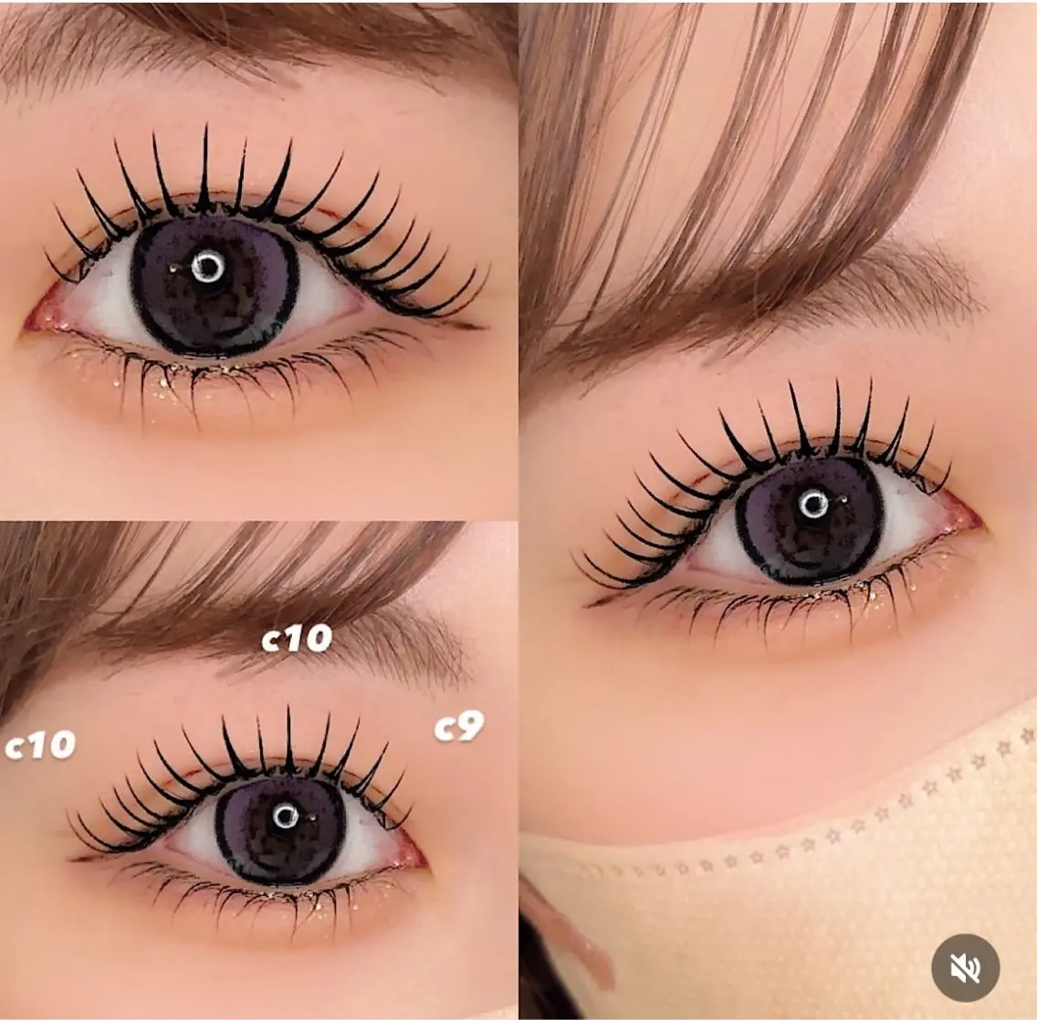 マツエク・マツパ cocon shioneのマツエク・マツパデザイン