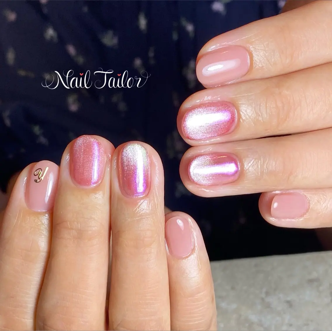 ネイル ジェルネイル キラキラネイル マグネットネイル オフィスネイル ワンカラーネイル ハンドネイル NailTailor ネイルテイラーのネイルデザイン