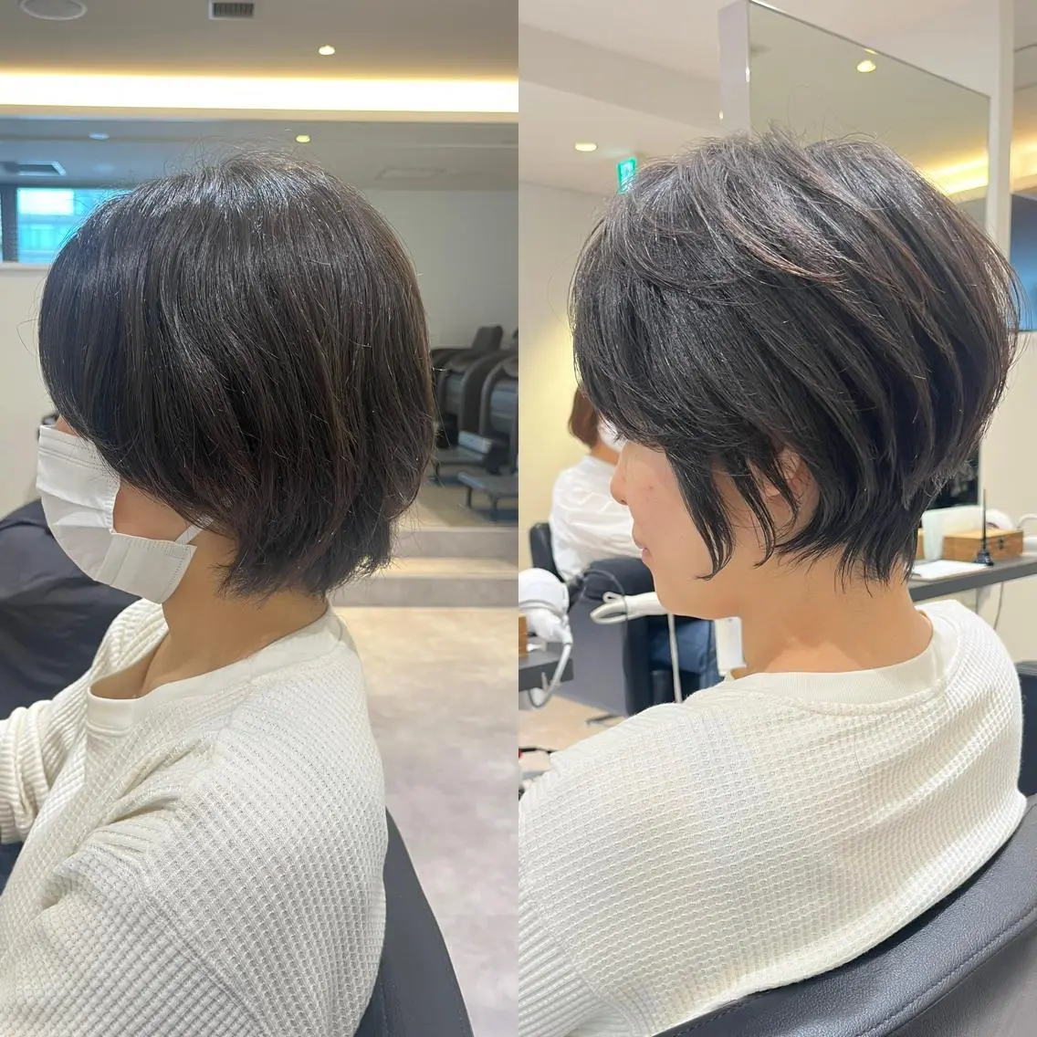 ショート カット 襟足でお悩みの方✂︎ くびれ職人ハシモトのヘアスタイル