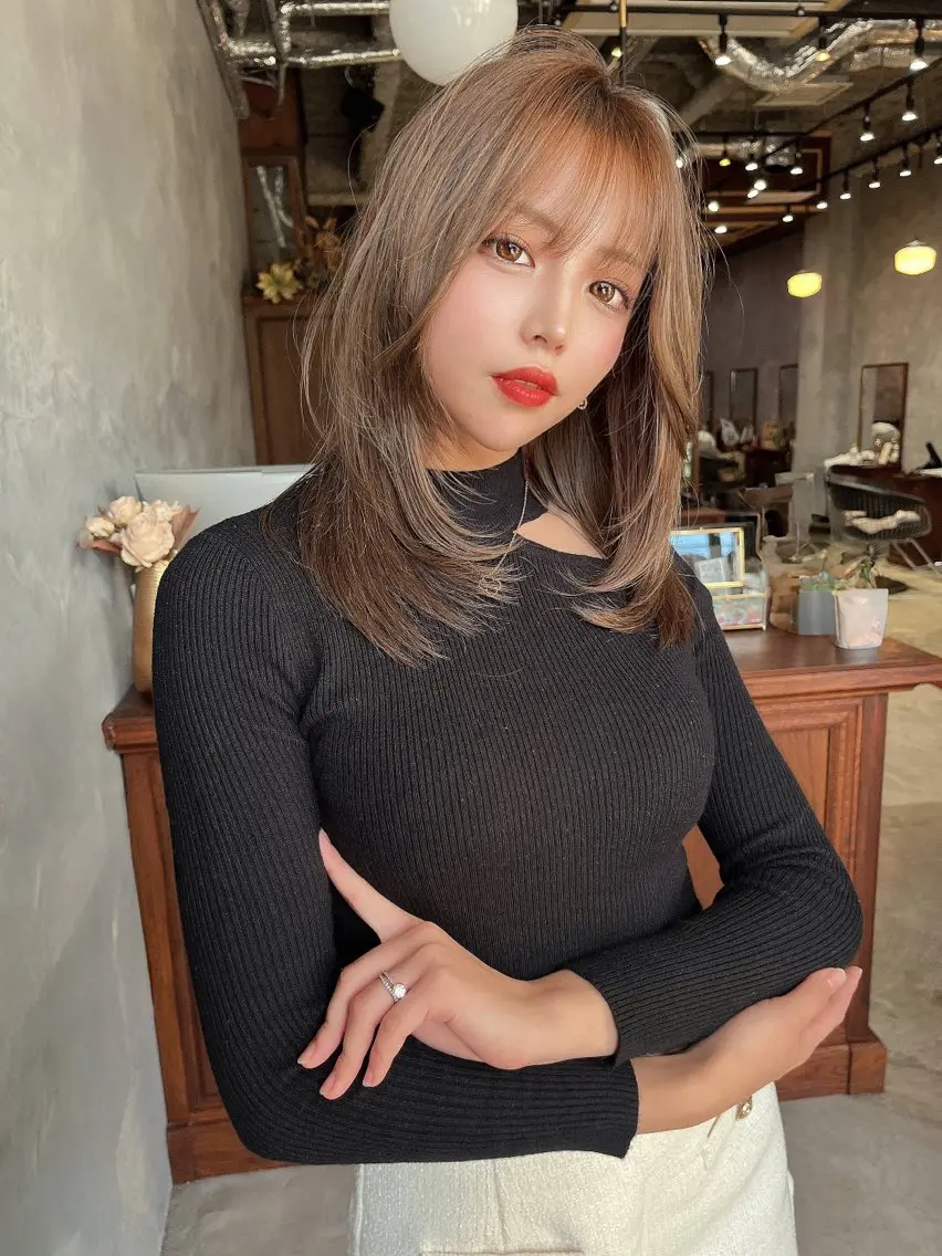 ロング カラー カット ヘアカラー トリートメント 三重で1番ショートが 上手い美容師💎廣田のヘアスタイル