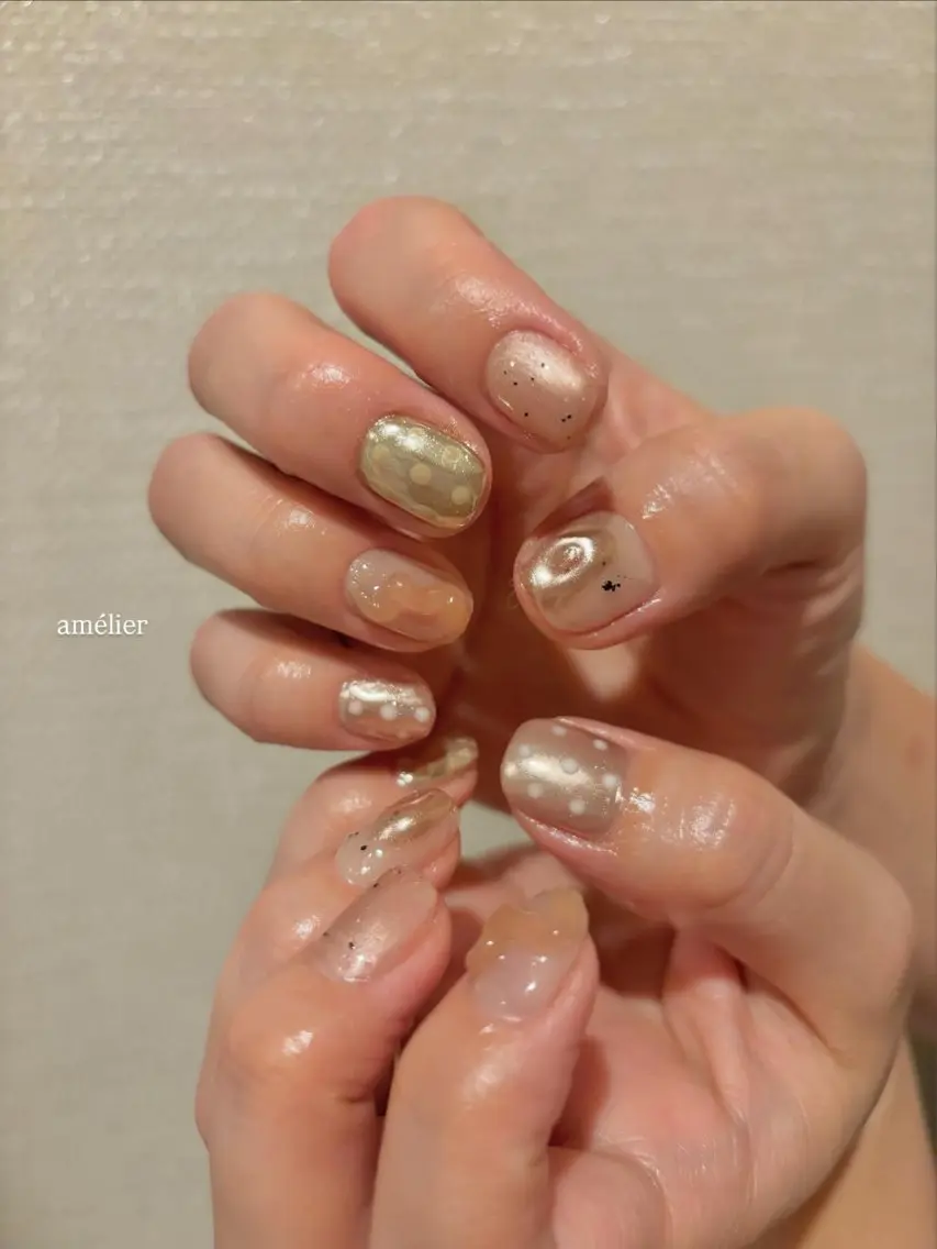 ネイル ハンドネイル amélier ꕁアメリエꕁのネイルデザイン