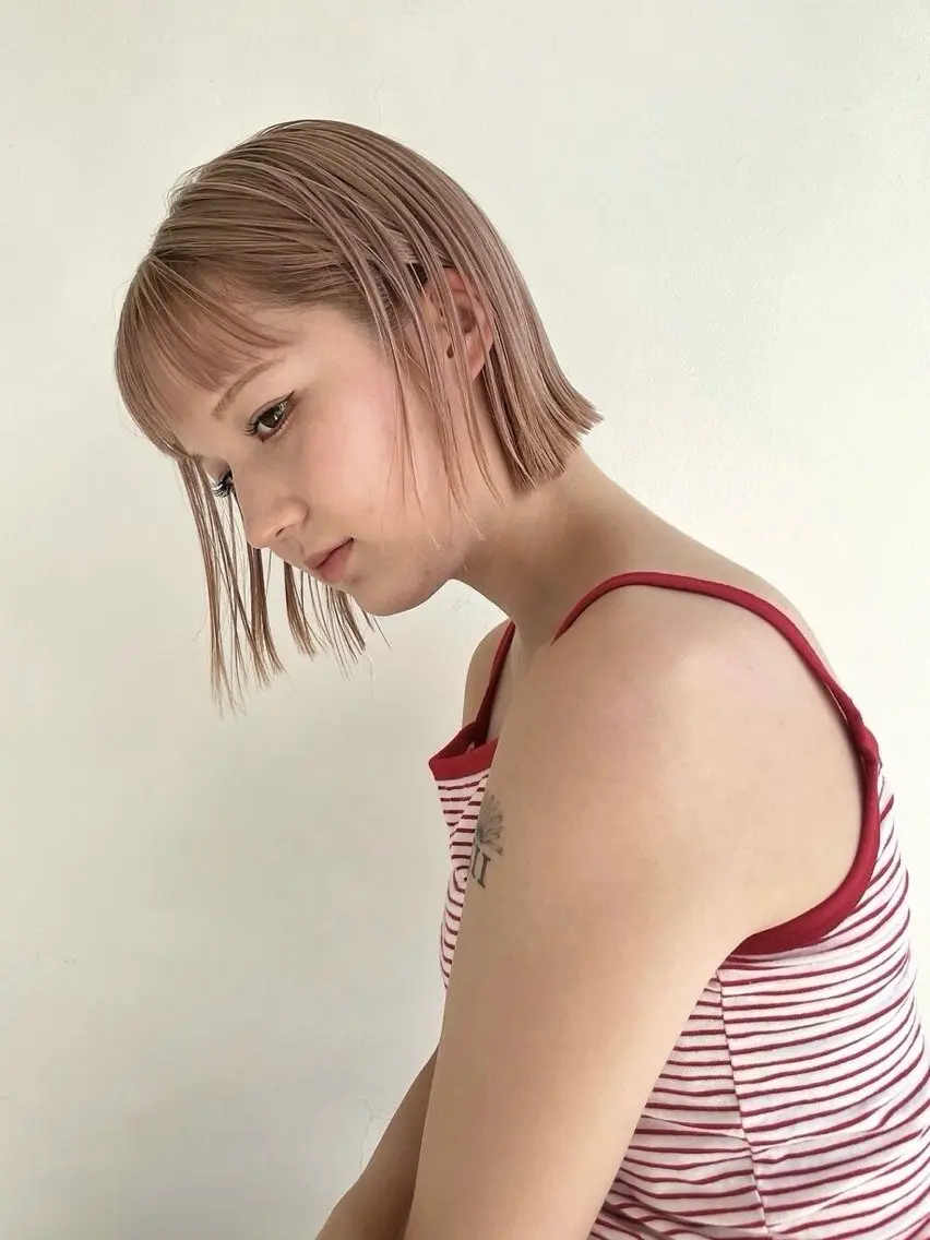 カラー ヘアカラー トリートメント 🎀西川芽依/ 暖色カラー🎀のヘアスタイル