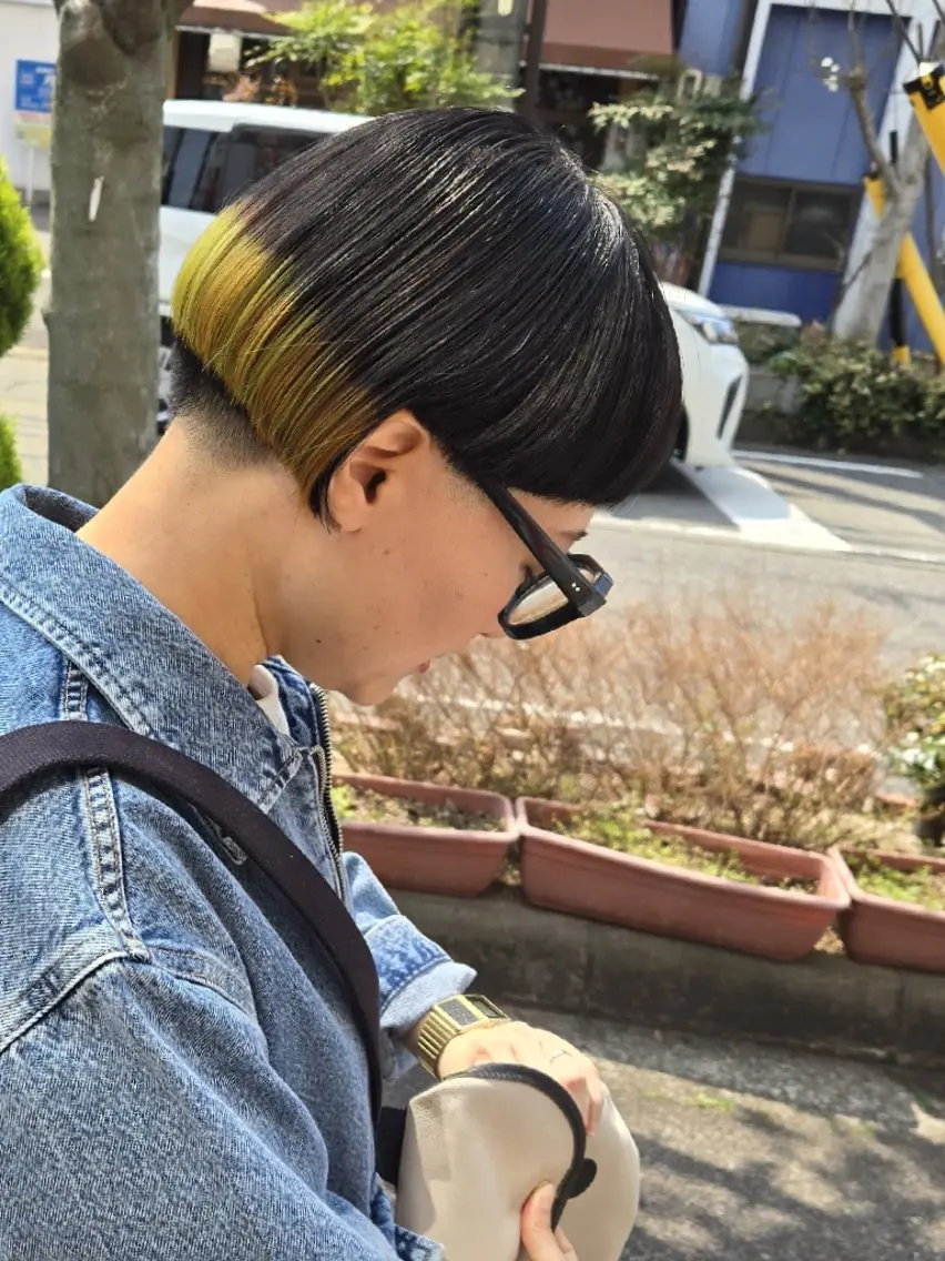 ショート カラー カット ヘアカラー 遠藤 史秋のヘアスタイル