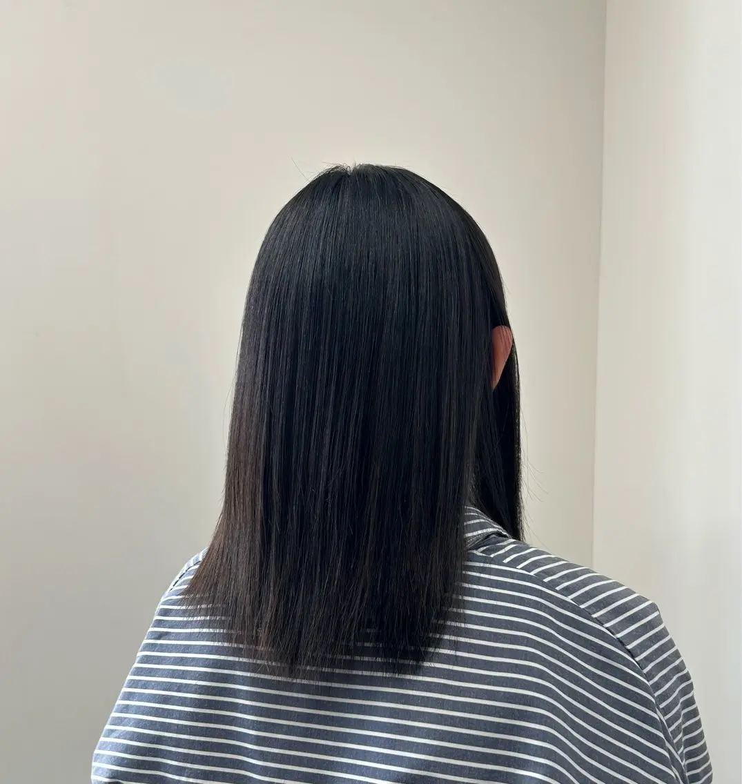 セミロング 縮毛矯正 トリートメント BALANCE ゆなのヘアスタイル