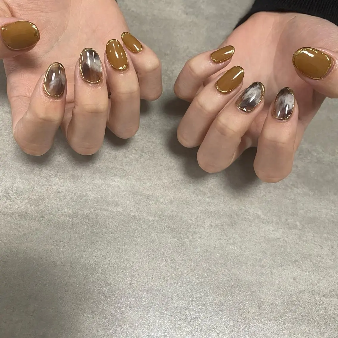 ネイル ニュアンスネイル ハンドネイル ND NAIL Ayakaのネイルデザイン