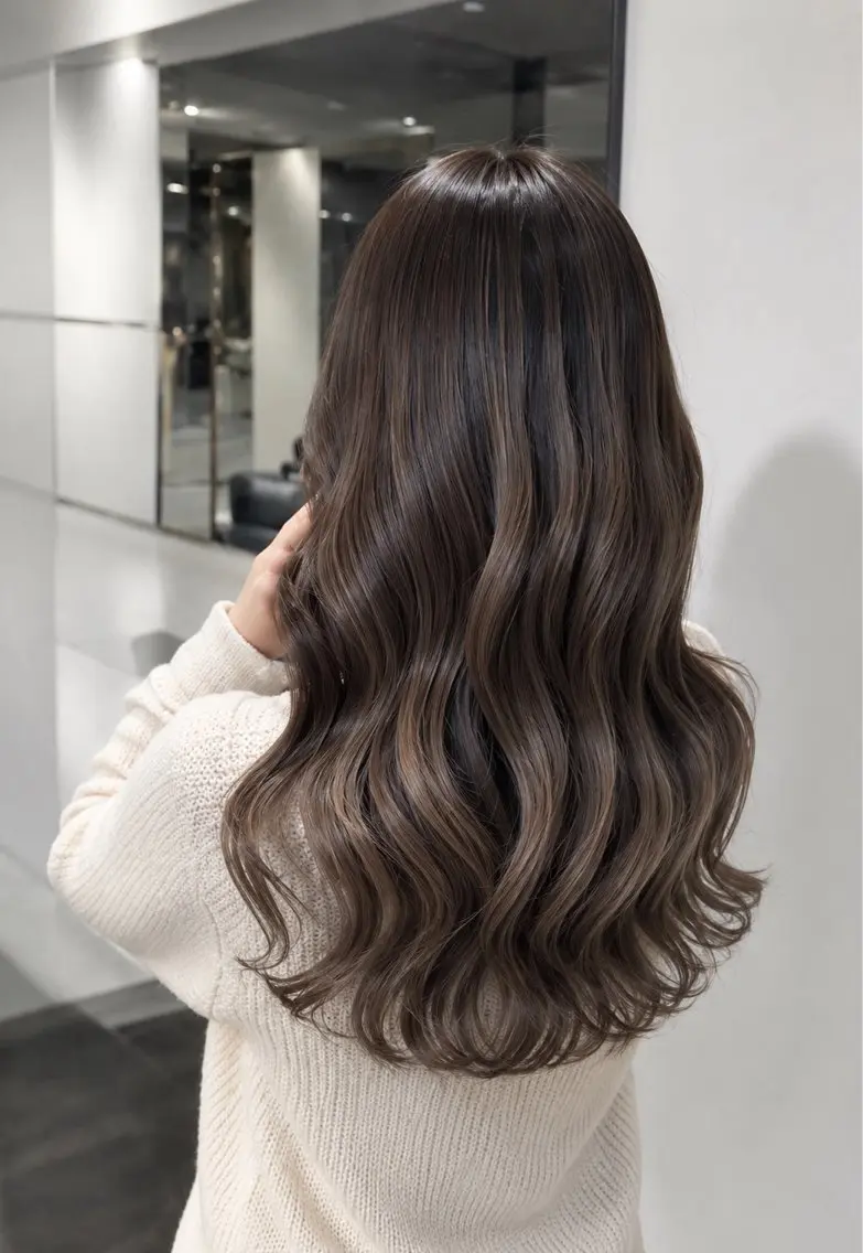 💎パーソナルカラー診断付き💎髪質改善カラー✨️艶々ワンカラー✨️と全体カット✂️ ミディアムの方限定の写真