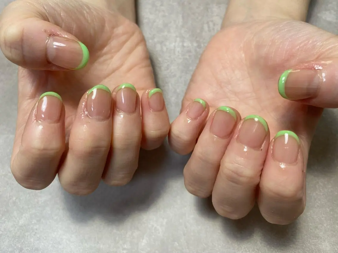 ネイル フレンチネイル N&nails エヌアンドネイルズのネイルデザイン