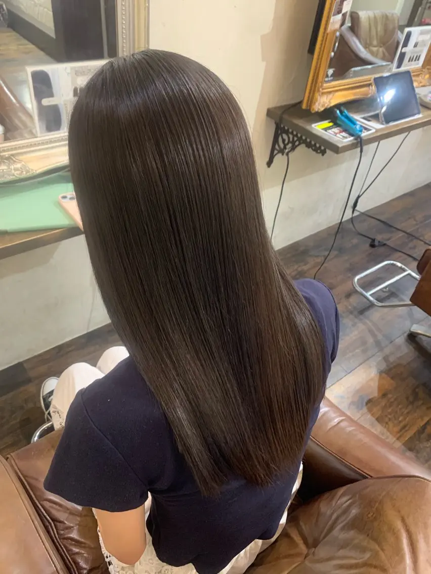 カラー ブラウンカラー 大西 華央のヘアスタイル