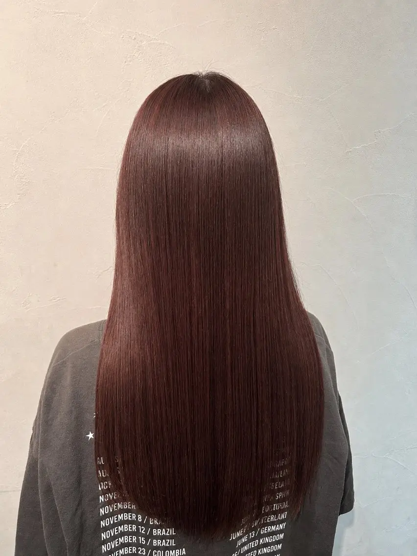 ロング カラー 透明感カラー カット ヘアカラー トリートメント 渋谷/トレンドヘア 🦋‎🤍ふうかのヘアスタイル
