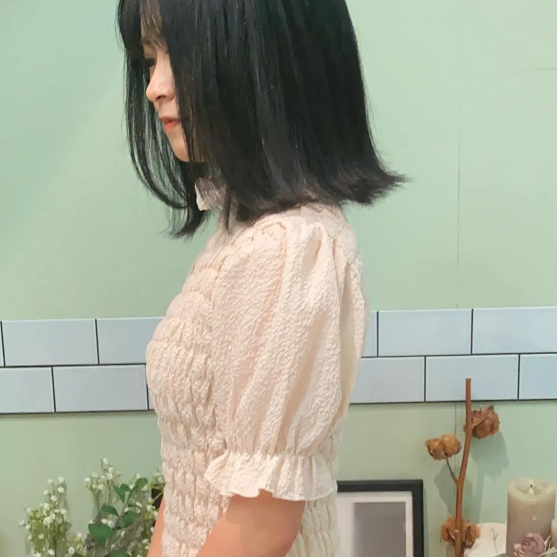 ミディアム カラー カット ヘアカラー トリートメント 田室 和幸のヘアスタイル