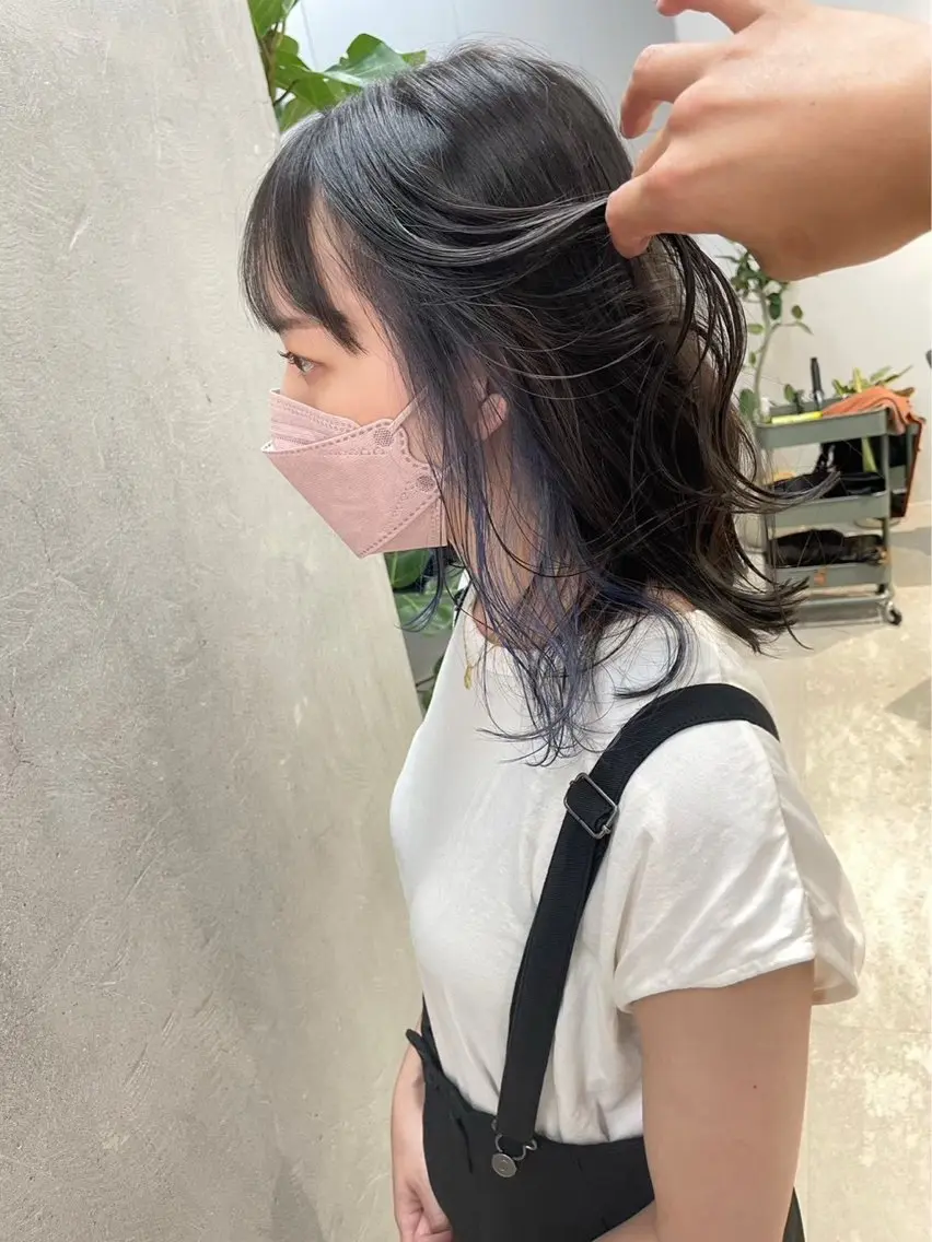 💝カラー➕インナーカラー(ブリーチ有)の写真